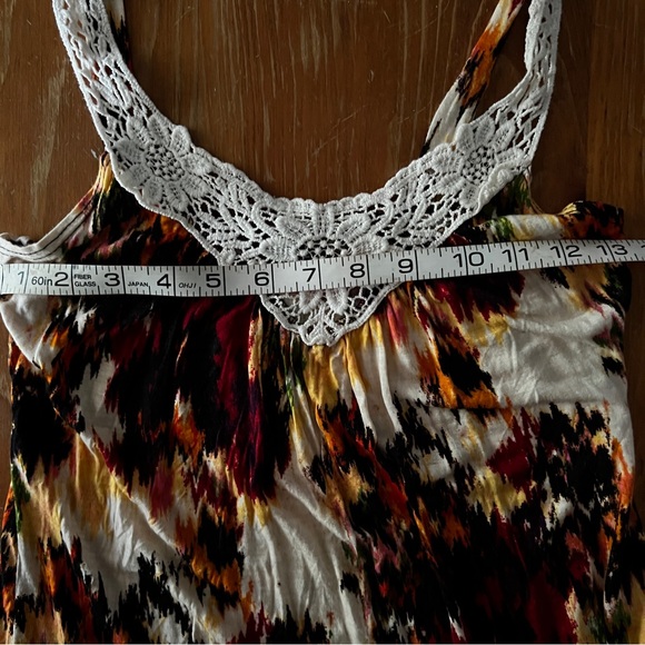 Rue 21 multi-coloured floral lace cami tunic top Size Medium - Picture 12 of 13
